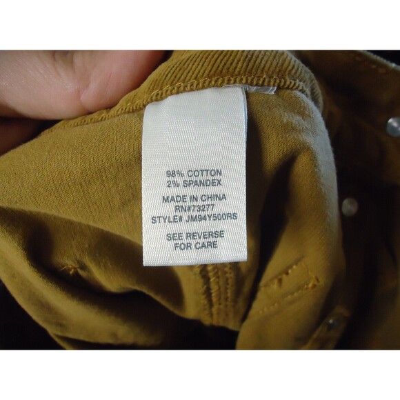 Mudd FLX Stretch Brown Corduroy Full Button Mini Skirt Juniors Size 9 - Picture 4 of 7